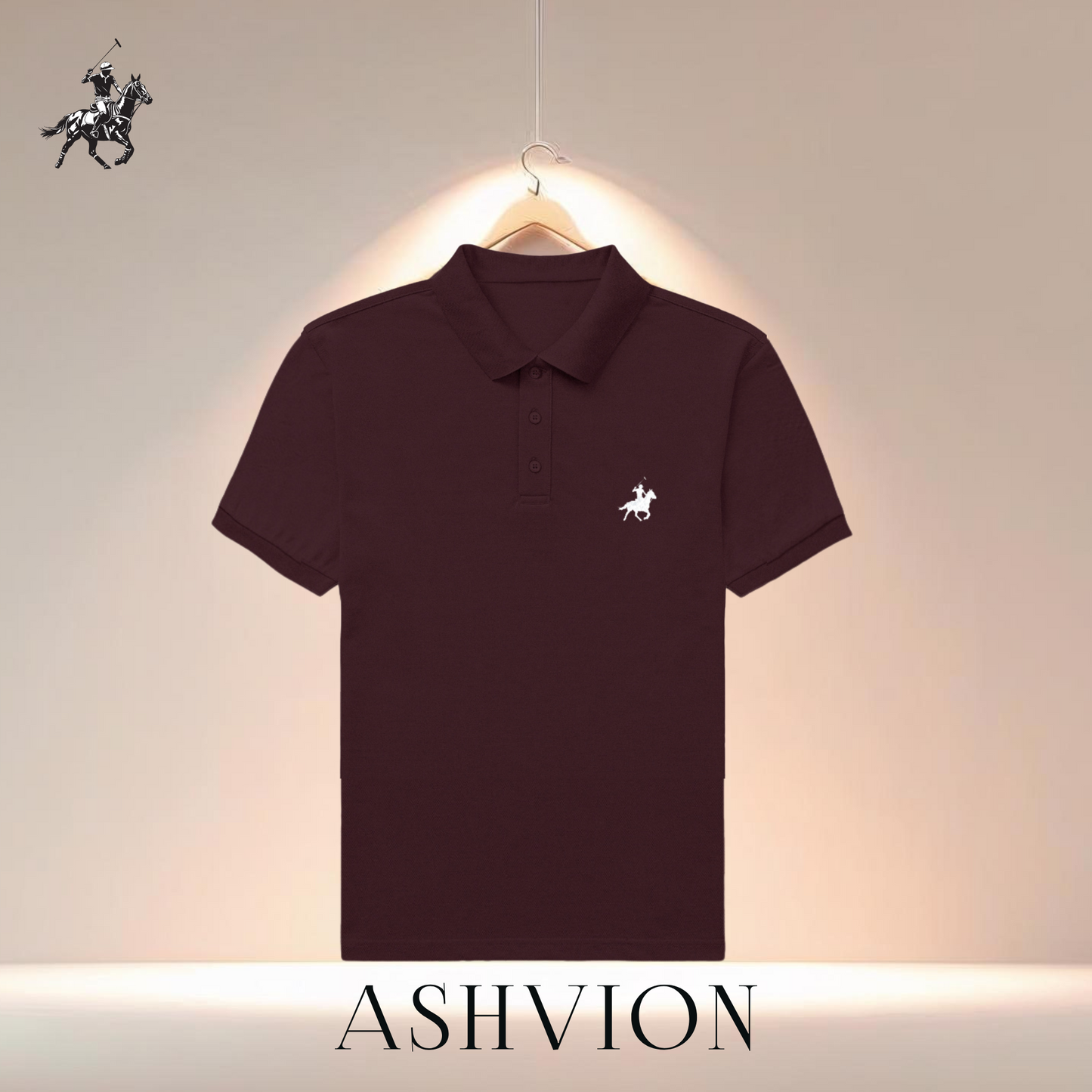 Ashvion Men’s Polo – Classic Comfort with a Signature Edge